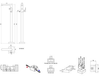 Смеситель Ravak CHROME CR 080.00 X070101 для ванны
