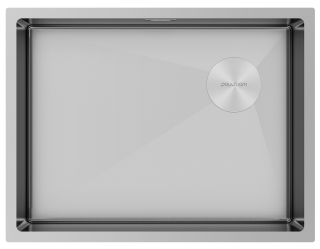 Мойка кухонная Paulmark Next-Skew PM885844-BS брашированная нержавеющая сталь