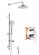 Душевой комплект Swedbe Platta 5535 хром