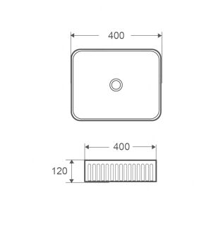 Раковина Point Деметра PN43121 белая 40 см