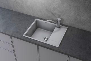 Кухонная мойка Ulgran Quartz Prima 605-10 песок