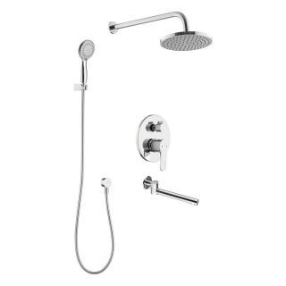 Душевой комплект Swedbe Platta 5544 хром