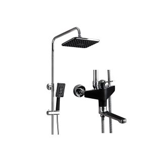 Душевая стойка Frap F2457 хром черный