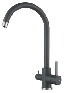 Смеситель для кухни GranFest  URBAN Z-5420 темно-серый