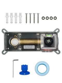 Встраиваемый смеситель для раковины Wonzon & Woghand Cube WW-88869016-MB чёрный матовый