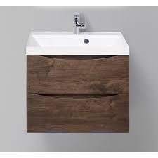 Тумба под раковину BelBagno подвесная 60x55см Rovere Moro MARINO-600-2C-SO-RW-P