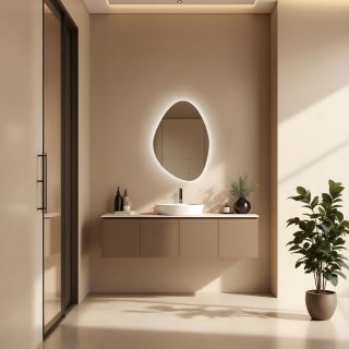 Зеркало с подсветкой ABBER Teil AG6502S с подсветкой бесконтактный выключатель диммер