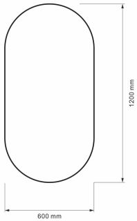 Зеркало ABBER Immer Offen 60см AG6401B