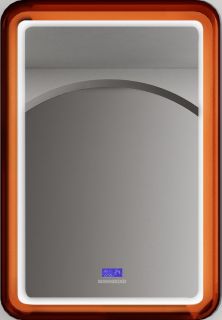 Зеркало с подсветкой ABBER Kristall AT6701Opal 55см коричневый