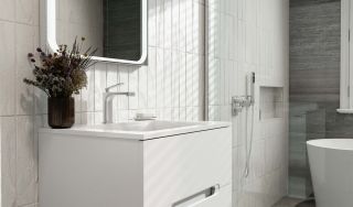 Зеркало Jorno Modul 65 см, сенсорный выключатель