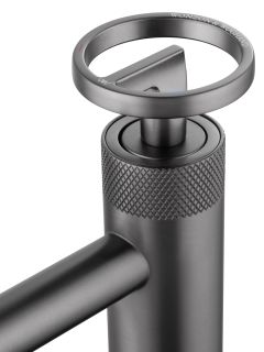 Смеситель для раковины Wonzon & Woghand WW-H1065-BGG тёмный графит